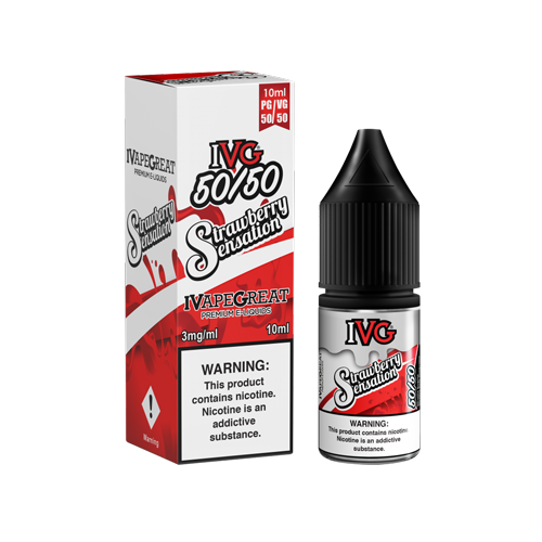 ivg strawberry-sensation e-juice for e-cigarettes